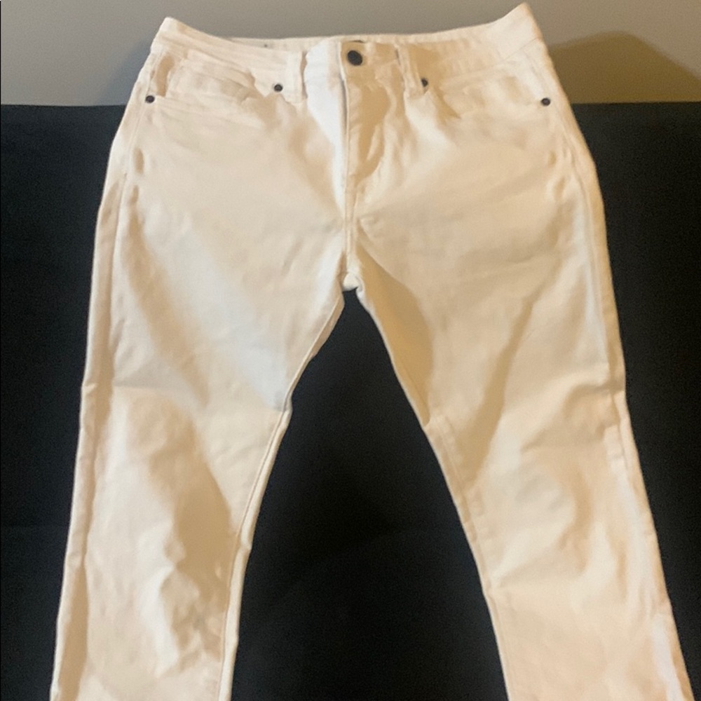 Boys white denim jeans